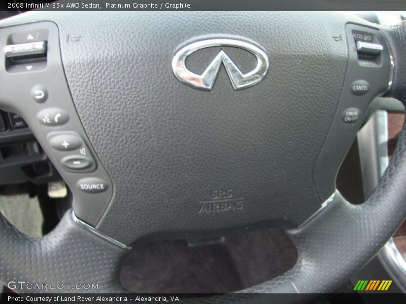 Platinum Graphite / Graphite 2008 Infiniti M 35x AWD Sedan