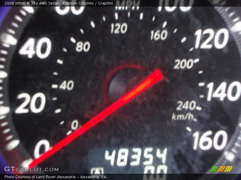 Platinum Graphite / Graphite 2008 Infiniti M 35x AWD Sedan