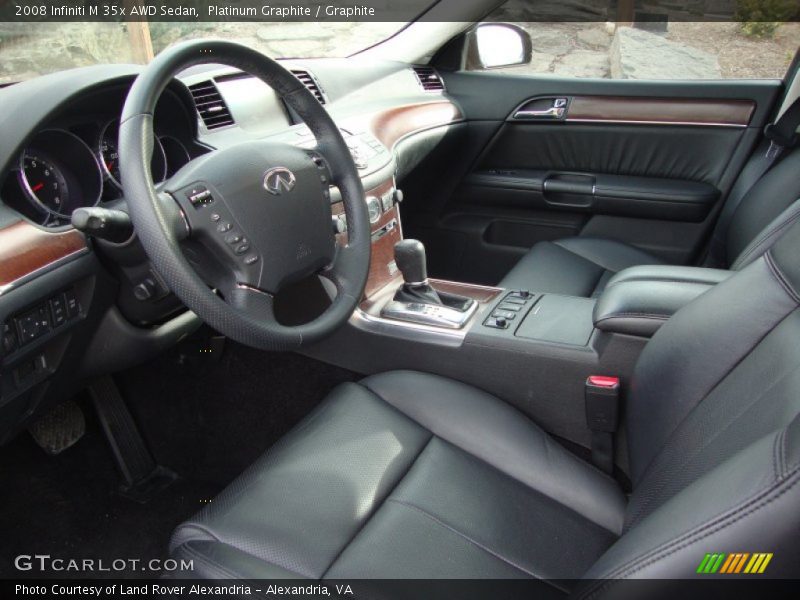 Platinum Graphite / Graphite 2008 Infiniti M 35x AWD Sedan