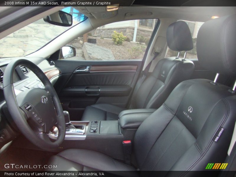Platinum Graphite / Graphite 2008 Infiniti M 35x AWD Sedan