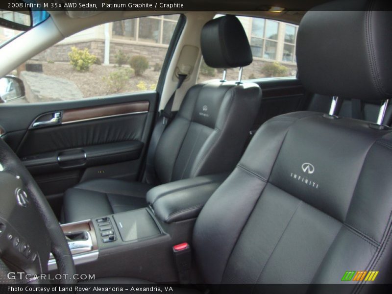 Platinum Graphite / Graphite 2008 Infiniti M 35x AWD Sedan