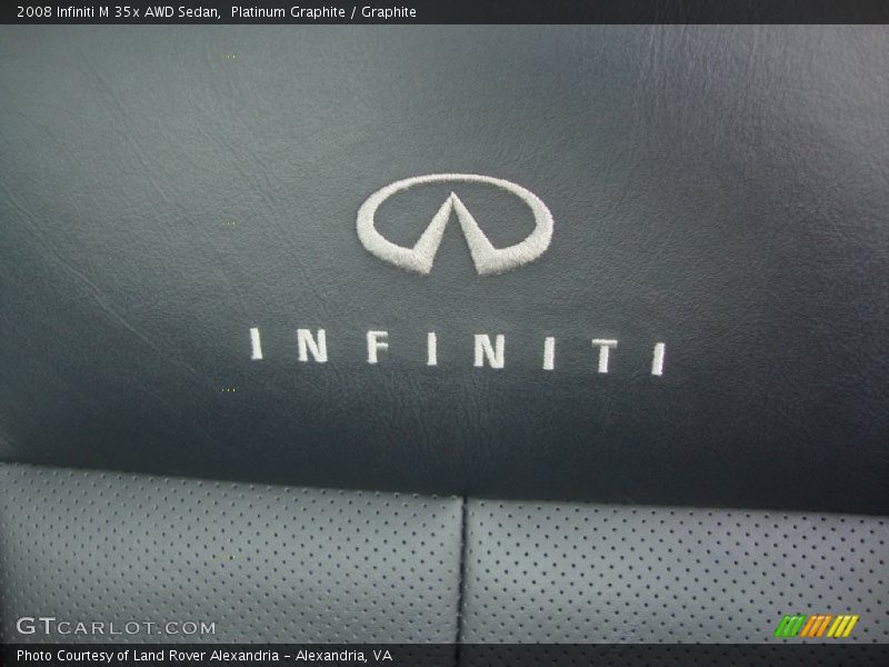 Platinum Graphite / Graphite 2008 Infiniti M 35x AWD Sedan