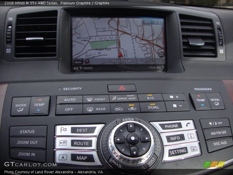 Platinum Graphite / Graphite 2008 Infiniti M 35x AWD Sedan