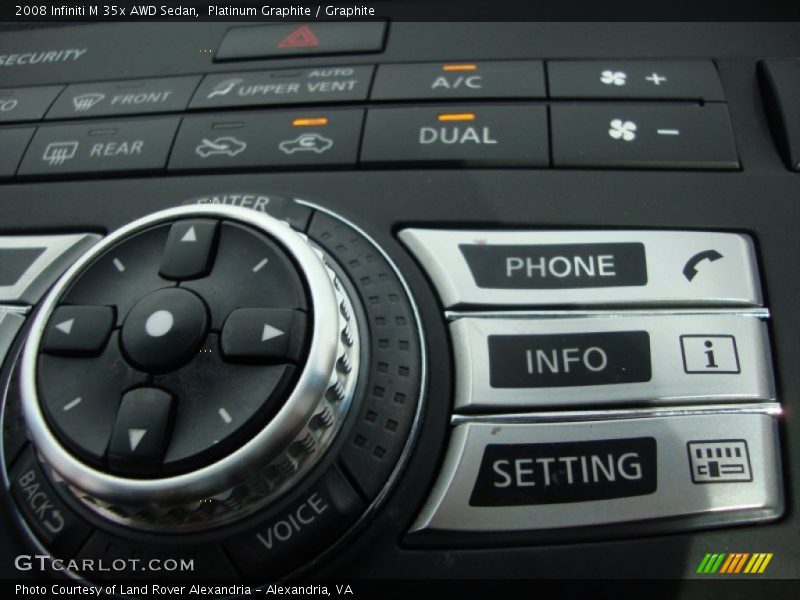 Platinum Graphite / Graphite 2008 Infiniti M 35x AWD Sedan