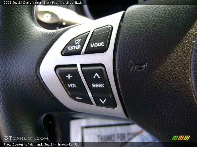 Black Pearl Metallic / Black 2008 Suzuki Grand Vitara