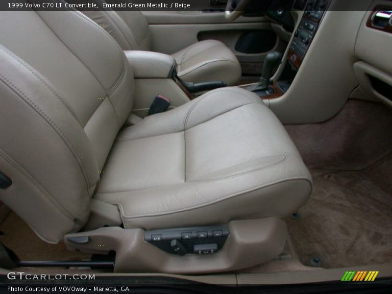 Emerald Green Metallic / Beige 1999 Volvo C70 LT Convertible