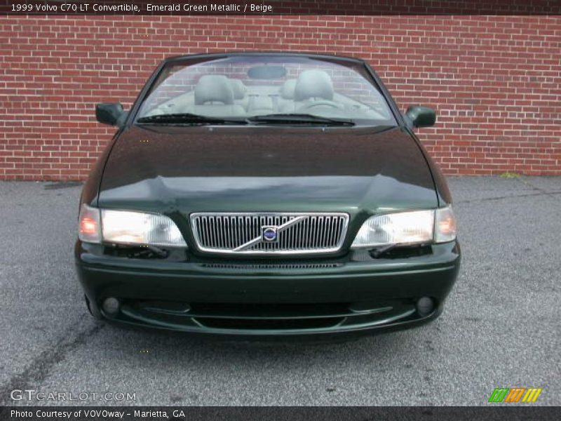 Emerald Green Metallic / Beige 1999 Volvo C70 LT Convertible