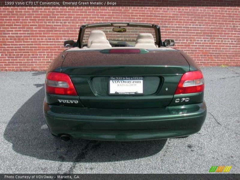 Emerald Green Metallic / Beige 1999 Volvo C70 LT Convertible