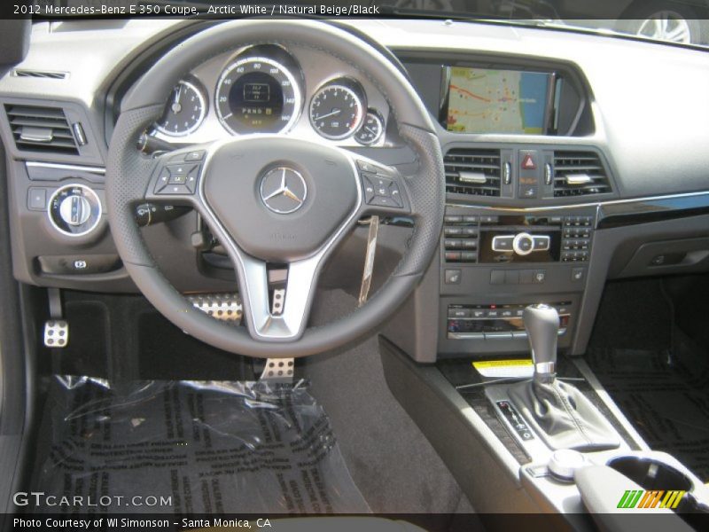 Arctic White / Natural Beige/Black 2012 Mercedes-Benz E 350 Coupe