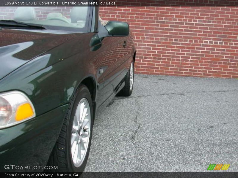 Emerald Green Metallic / Beige 1999 Volvo C70 LT Convertible