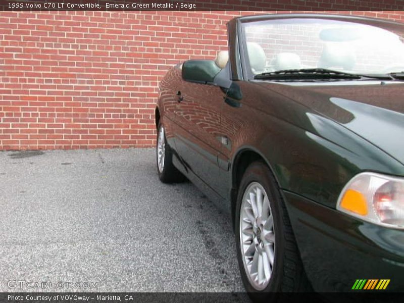 Emerald Green Metallic / Beige 1999 Volvo C70 LT Convertible