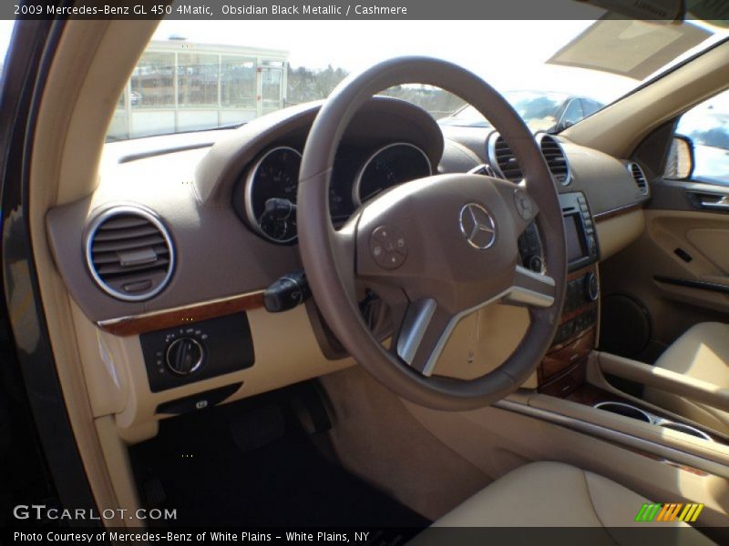 Obsidian Black Metallic / Cashmere 2009 Mercedes-Benz GL 450 4Matic