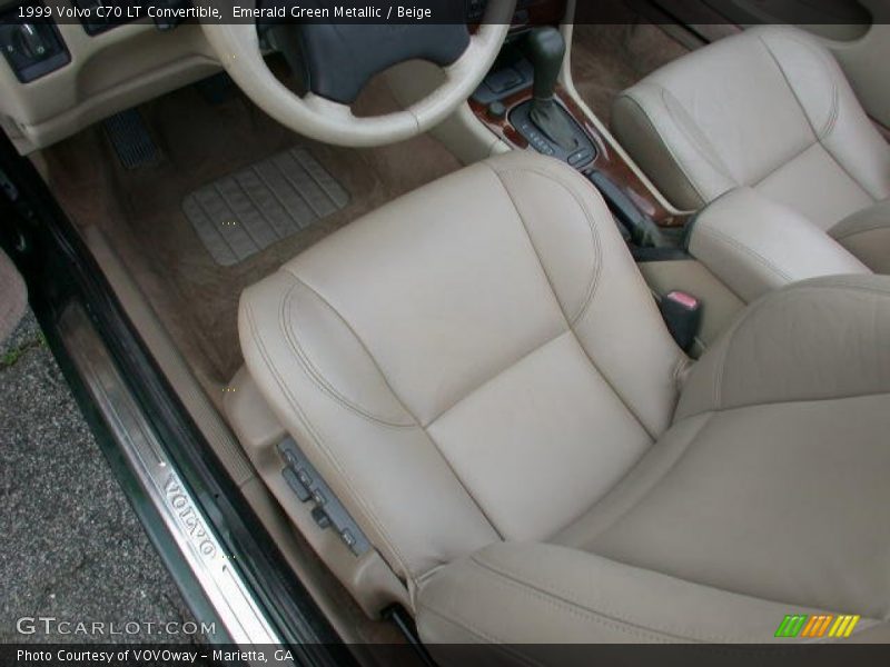Emerald Green Metallic / Beige 1999 Volvo C70 LT Convertible