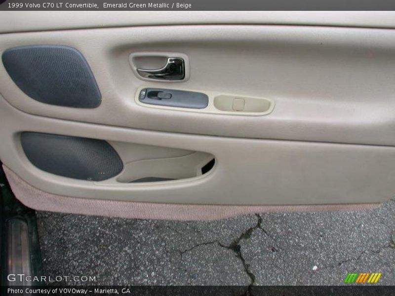Emerald Green Metallic / Beige 1999 Volvo C70 LT Convertible