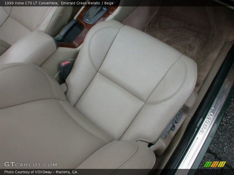 Emerald Green Metallic / Beige 1999 Volvo C70 LT Convertible