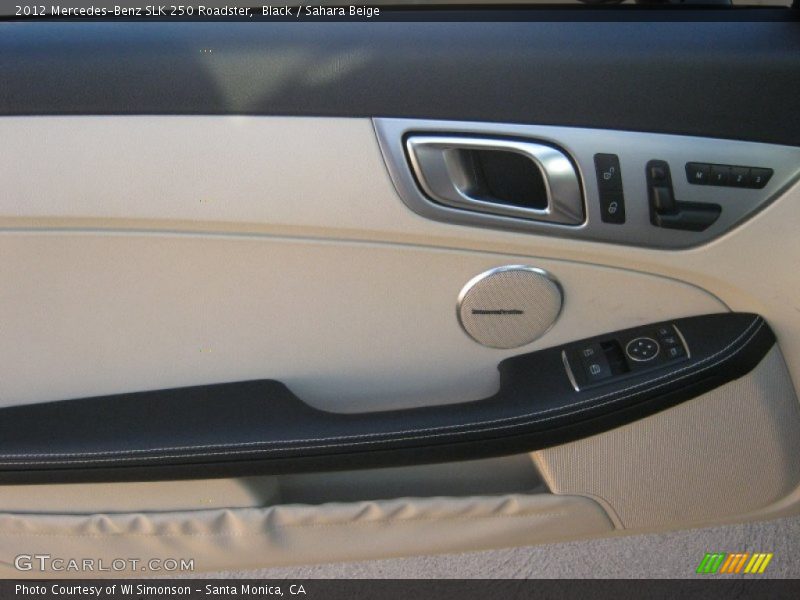 Black / Sahara Beige 2012 Mercedes-Benz SLK 250 Roadster