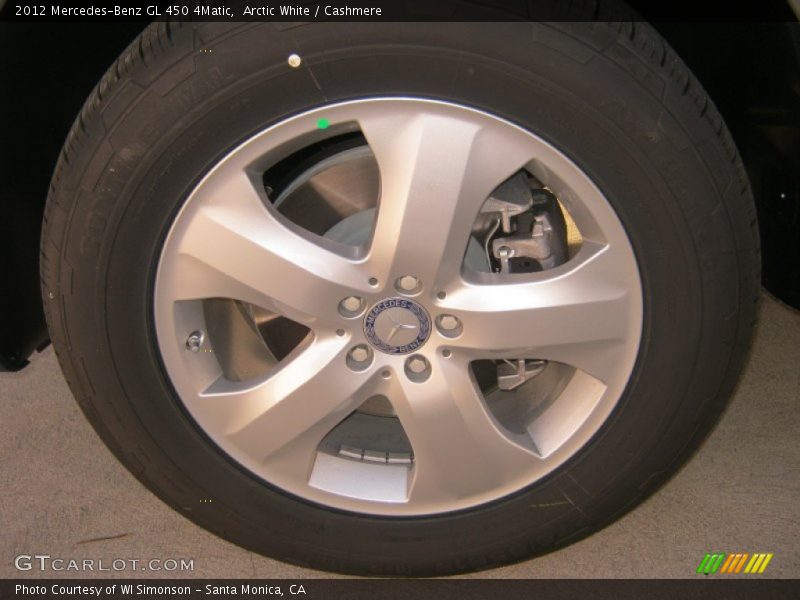 Arctic White / Cashmere 2012 Mercedes-Benz GL 450 4Matic
