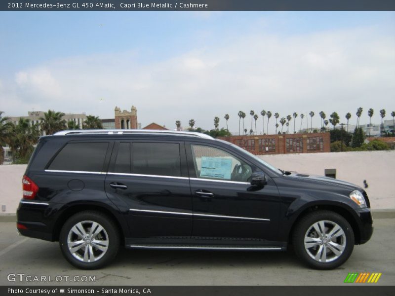 Capri Blue Metallic / Cashmere 2012 Mercedes-Benz GL 450 4Matic