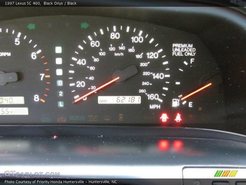 Black Onyx / Black 1997 Lexus SC 400