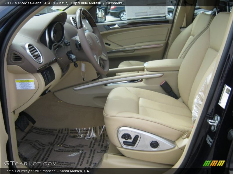 Capri Blue Metallic / Cashmere 2012 Mercedes-Benz GL 450 4Matic