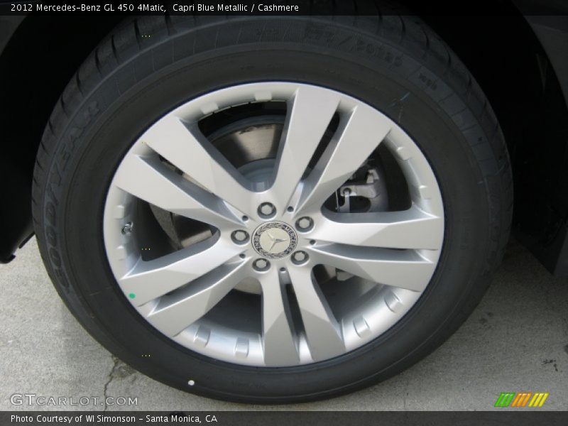 Capri Blue Metallic / Cashmere 2012 Mercedes-Benz GL 450 4Matic