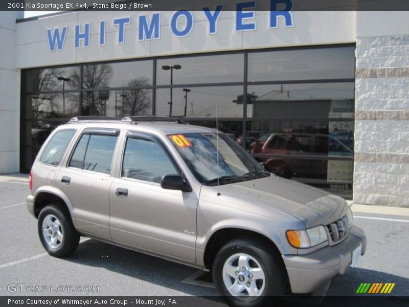 Stone Beige / Brown 2001 Kia Sportage EX 4x4
