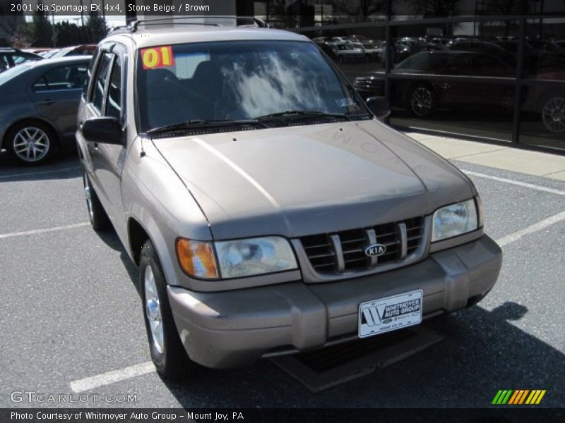 Stone Beige / Brown 2001 Kia Sportage EX 4x4
