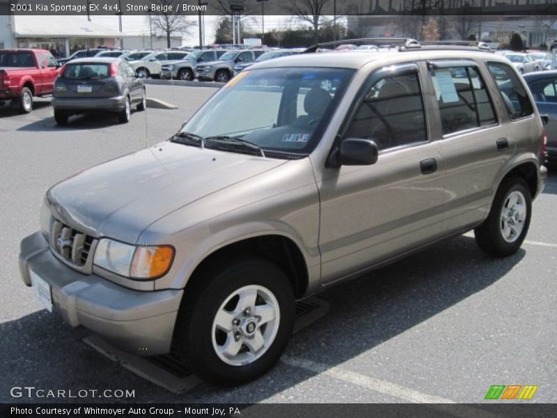 Stone Beige / Brown 2001 Kia Sportage EX 4x4