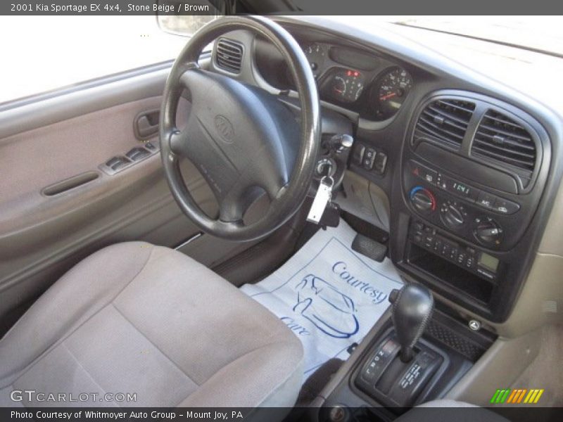 Stone Beige / Brown 2001 Kia Sportage EX 4x4