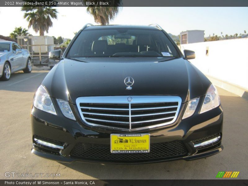 Black / Black 2012 Mercedes-Benz E 350 4Matic Wagon
