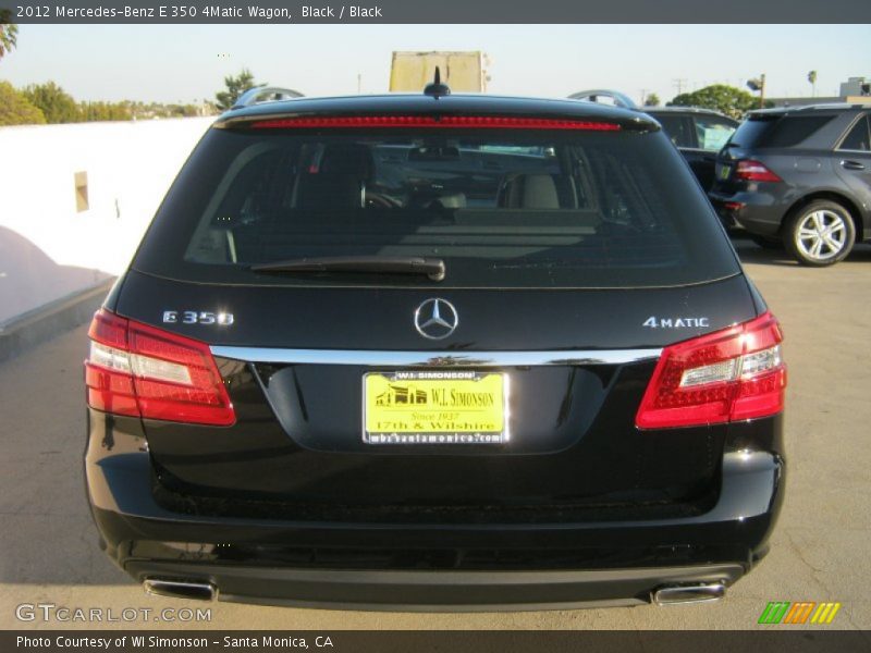 Black / Black 2012 Mercedes-Benz E 350 4Matic Wagon