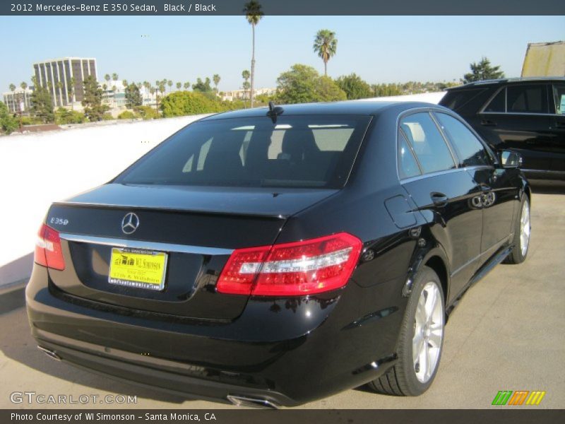 Black / Black 2012 Mercedes-Benz E 350 Sedan