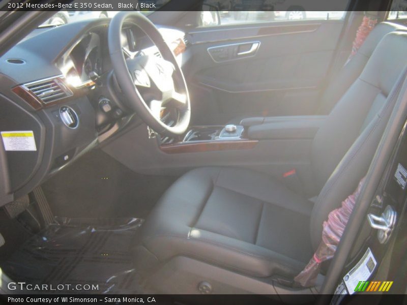 Black / Black 2012 Mercedes-Benz E 350 Sedan