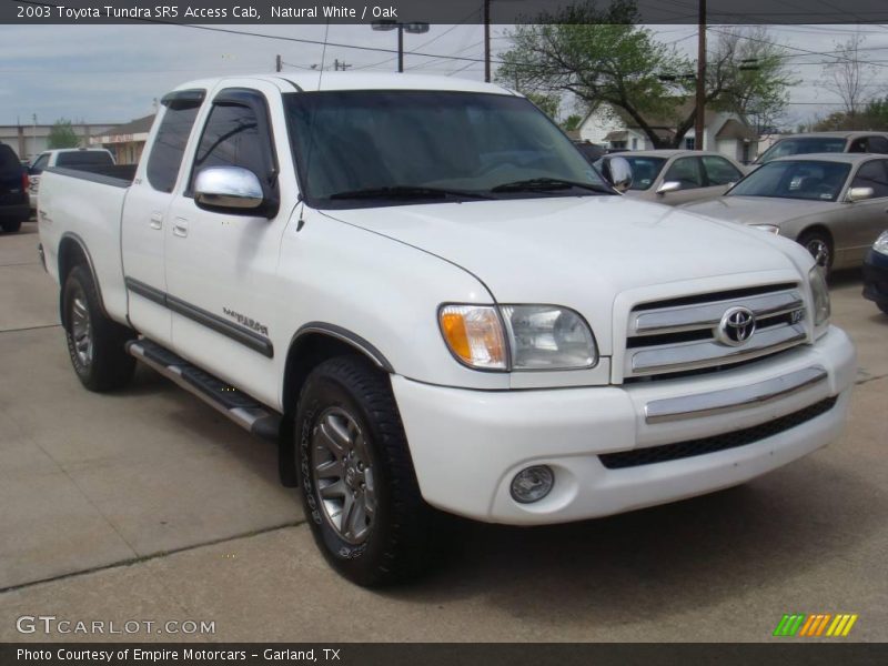 Natural White / Oak 2003 Toyota Tundra SR5 Access Cab