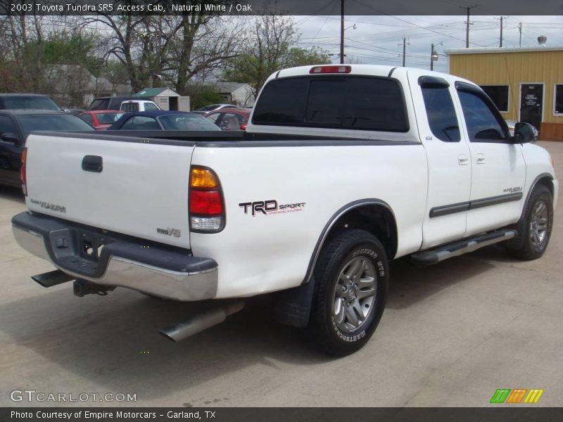 Natural White / Oak 2003 Toyota Tundra SR5 Access Cab