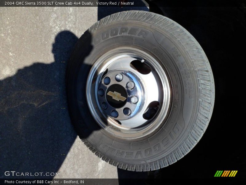 Victory Red / Neutral 2004 GMC Sierra 3500 SLT Crew Cab 4x4 Dually