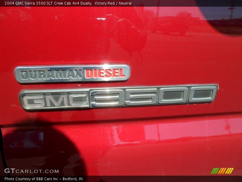Victory Red / Neutral 2004 GMC Sierra 3500 SLT Crew Cab 4x4 Dually