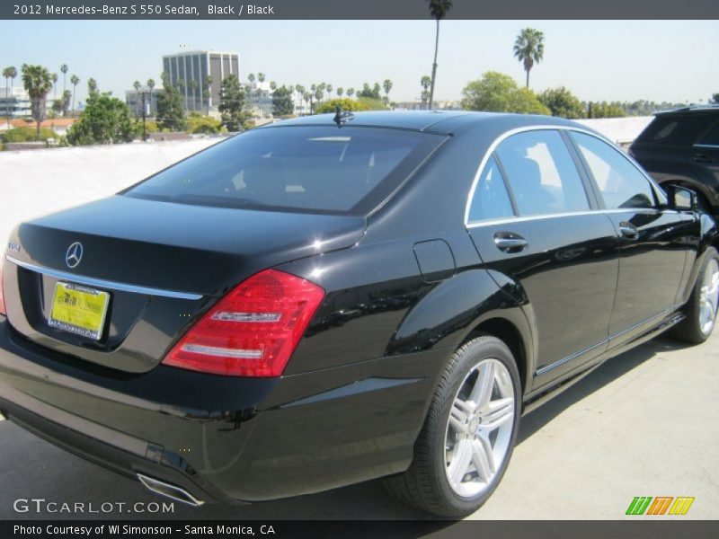 Black / Black 2012 Mercedes-Benz S 550 Sedan