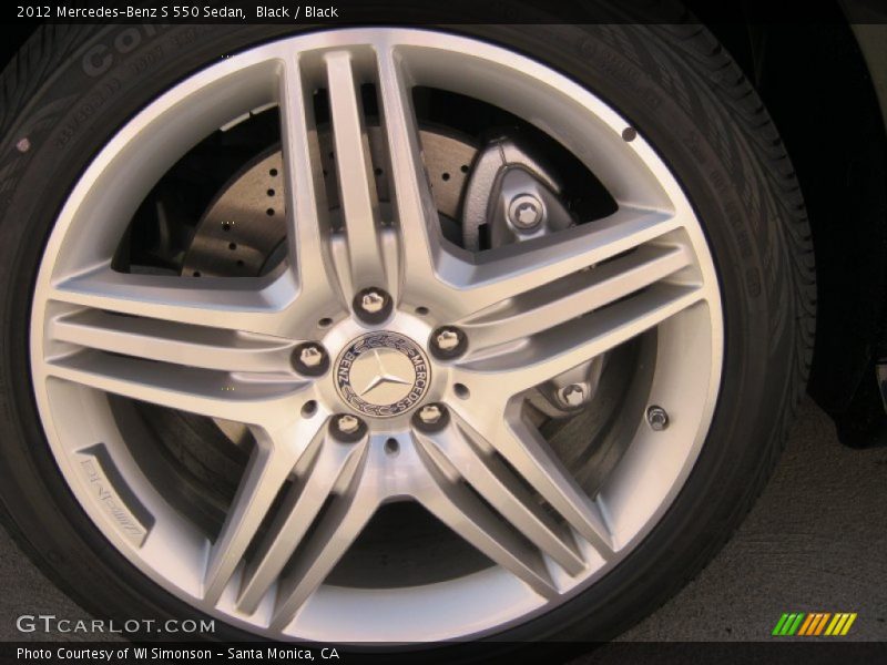 Black / Black 2012 Mercedes-Benz S 550 Sedan