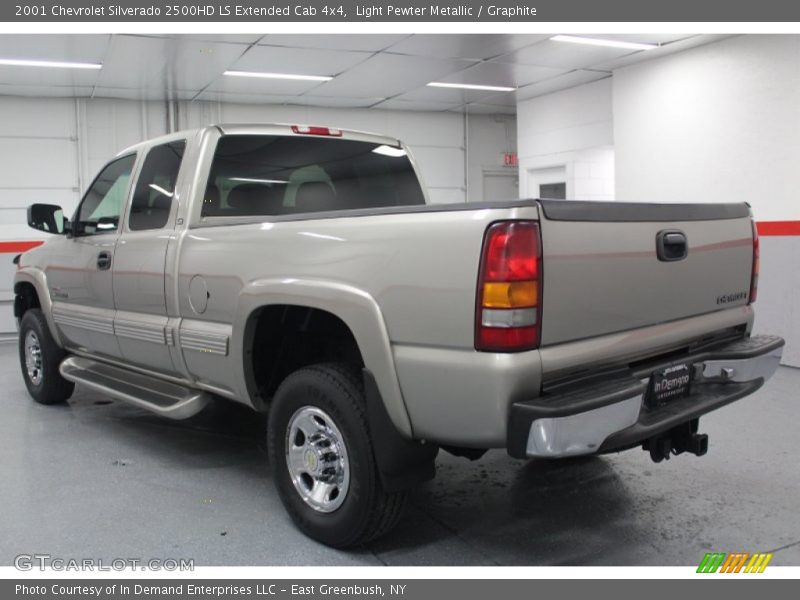 Light Pewter Metallic / Graphite 2001 Chevrolet Silverado 2500HD LS Extended Cab 4x4
