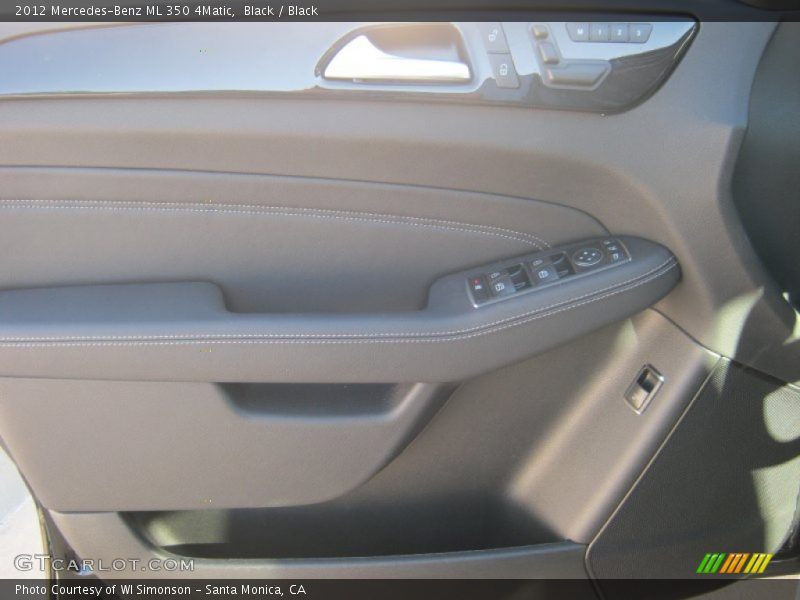 Black / Black 2012 Mercedes-Benz ML 350 4Matic