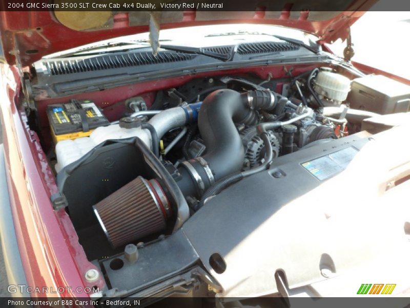 Victory Red / Neutral 2004 GMC Sierra 3500 SLT Crew Cab 4x4 Dually