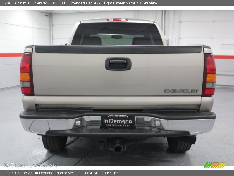 Light Pewter Metallic / Graphite 2001 Chevrolet Silverado 2500HD LS Extended Cab 4x4
