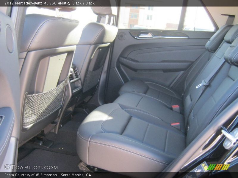 Black / Black 2012 Mercedes-Benz ML 350 4Matic