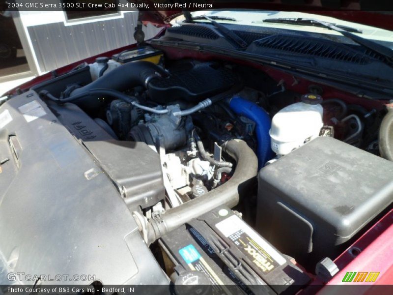 Victory Red / Neutral 2004 GMC Sierra 3500 SLT Crew Cab 4x4 Dually