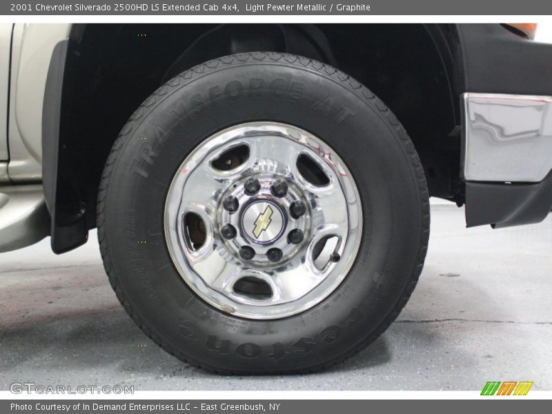 Light Pewter Metallic / Graphite 2001 Chevrolet Silverado 2500HD LS Extended Cab 4x4