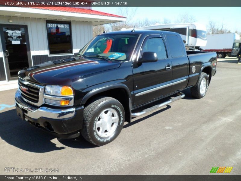 Onyx Black / Neutral 2005 GMC Sierra 1500 Z71 Extended Cab 4x4