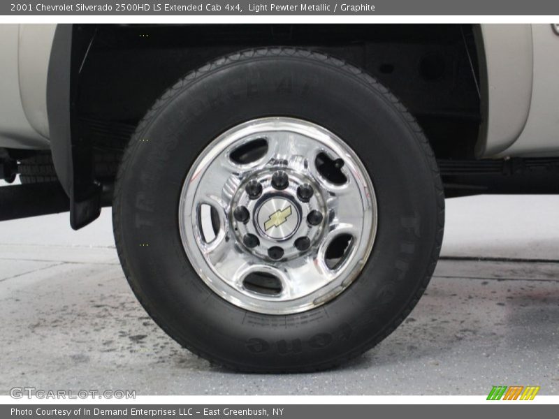 Light Pewter Metallic / Graphite 2001 Chevrolet Silverado 2500HD LS Extended Cab 4x4