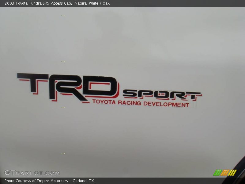 Natural White / Oak 2003 Toyota Tundra SR5 Access Cab