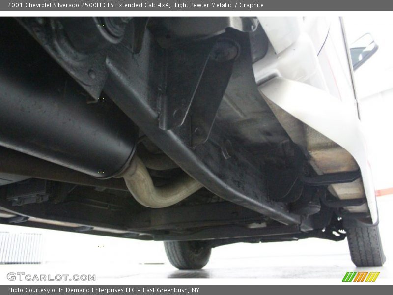 Light Pewter Metallic / Graphite 2001 Chevrolet Silverado 2500HD LS Extended Cab 4x4